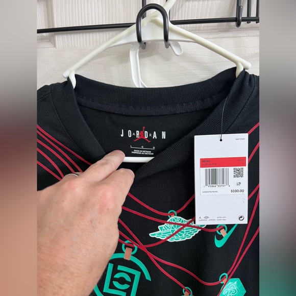 Jordan X Clot T-Shirt Large - Picture 2 of 3